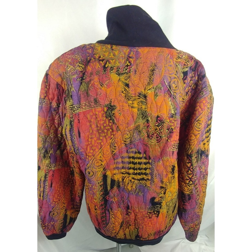 Women's Vintage 90s MA Studio Multi-Color Blazer Jacket Size Medium - Picture 6 of 8